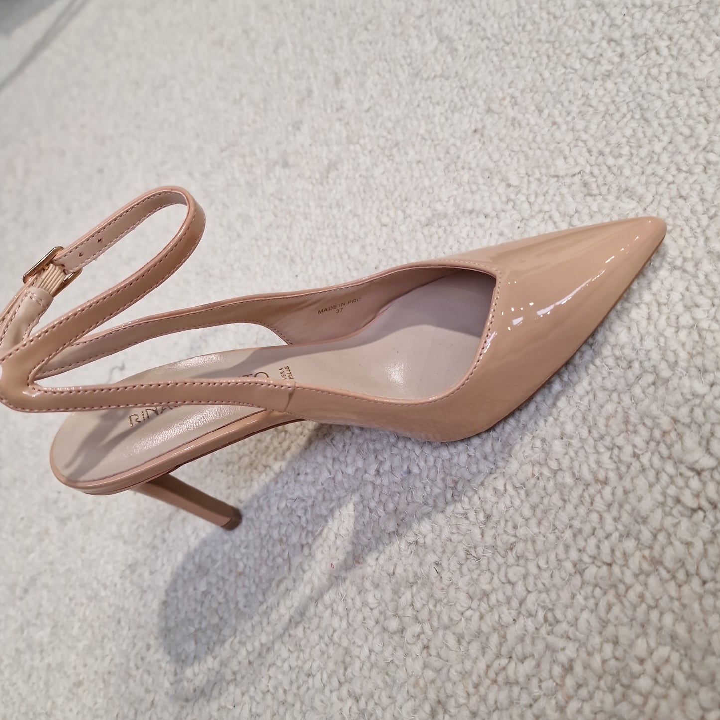 Escarpin beige rose