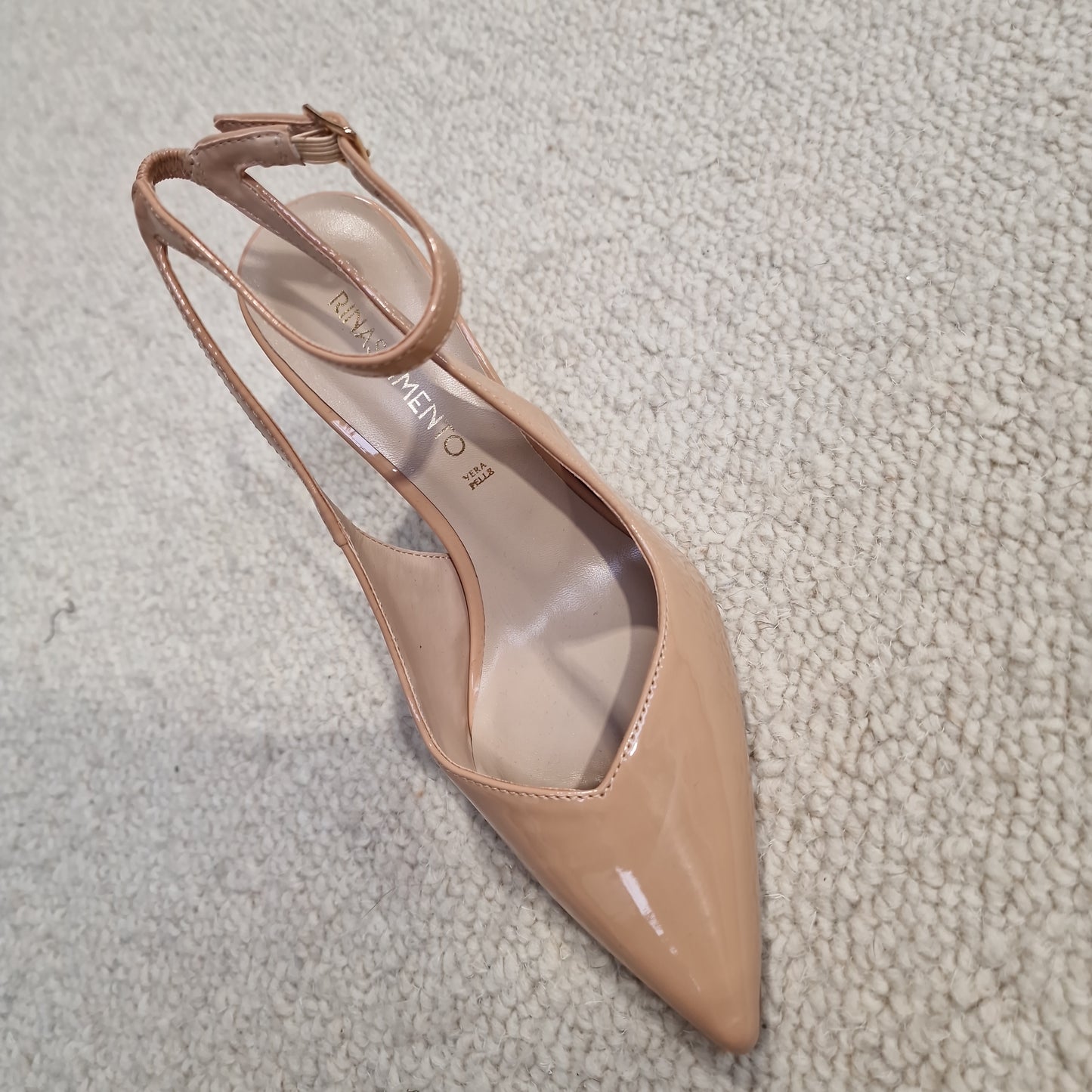 Escarpin beige rose