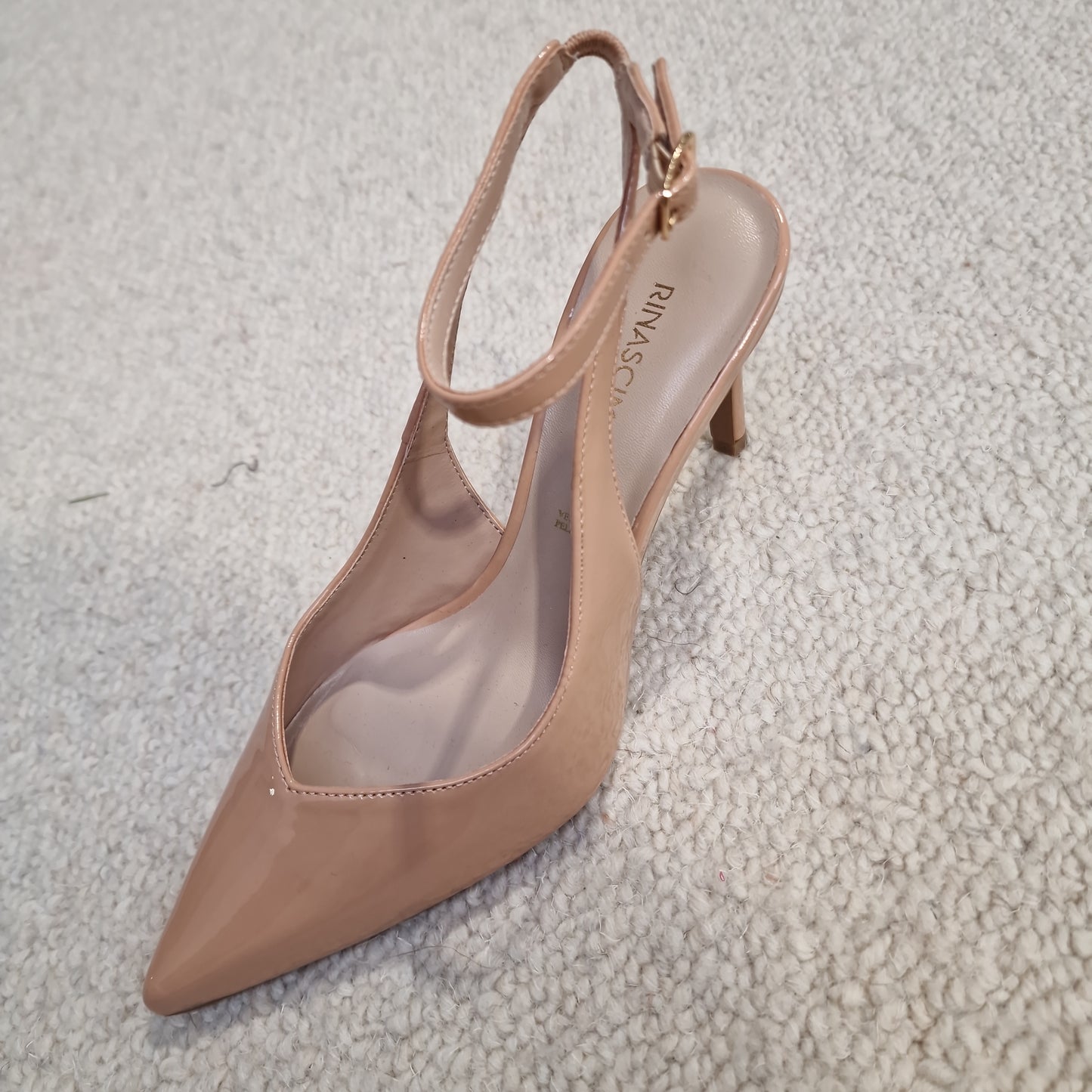 Escarpin beige rose