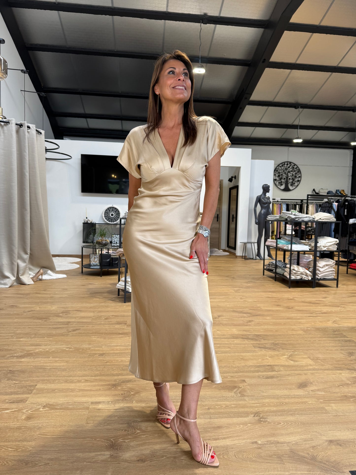 Robe en Satin