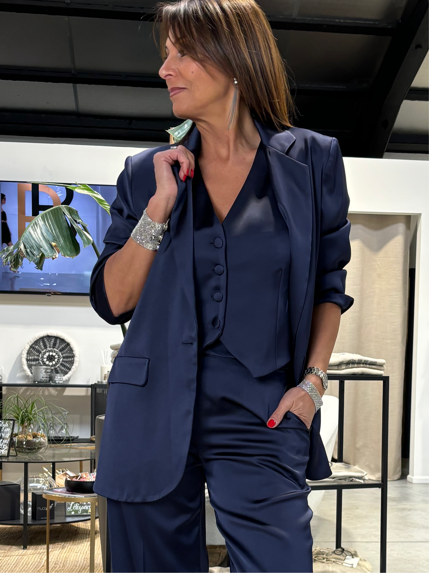 Veste Satinée