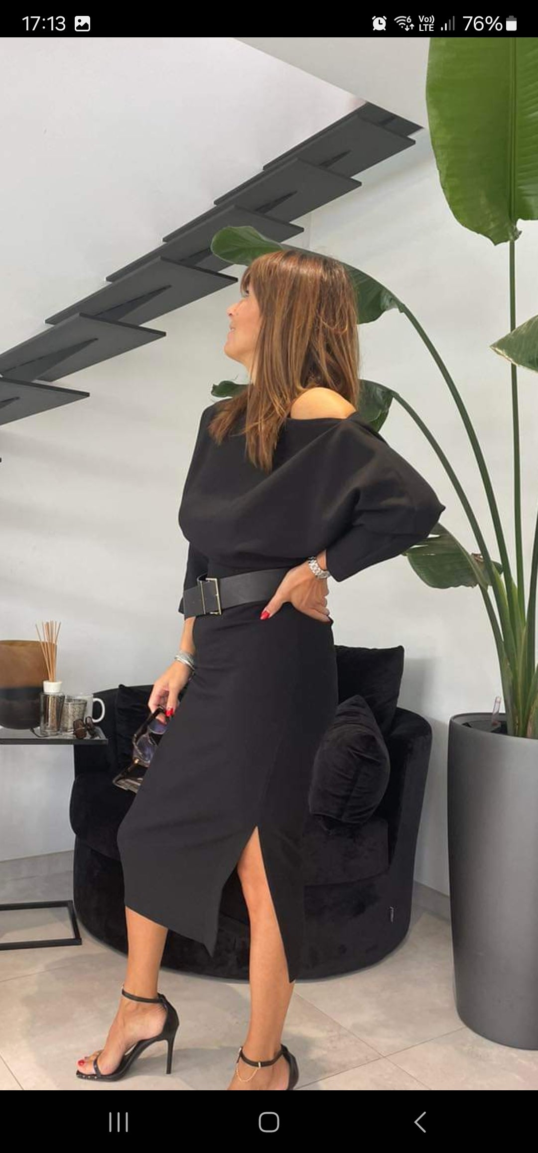 Robe col bateau