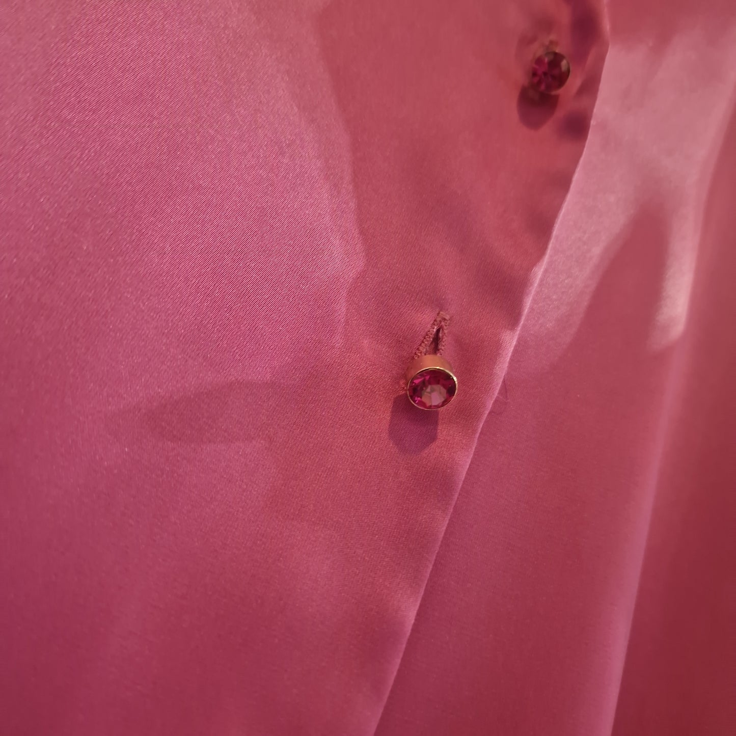 Chemisier satiné fushia