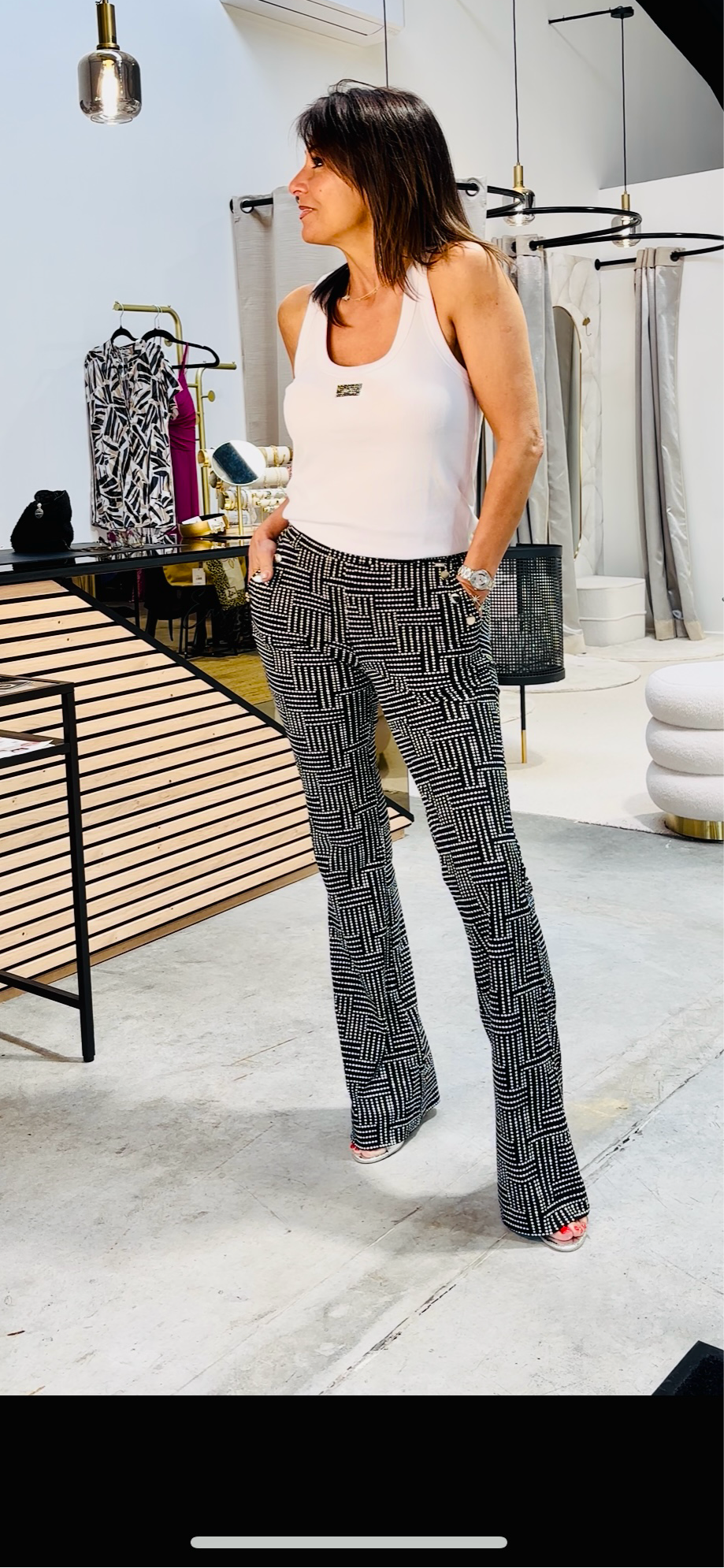 Pantalon Loes flared
