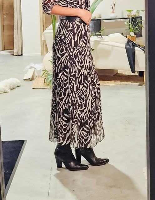 Jupe feline zebra