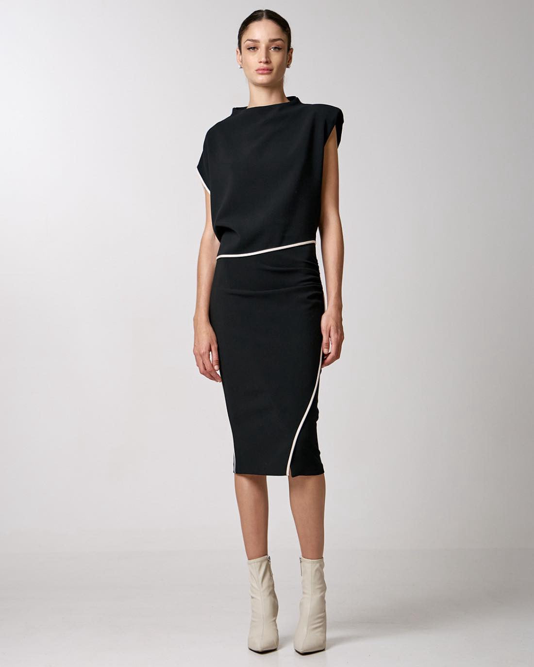 Jupe midi wrap