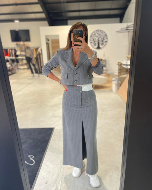 Jupe grigio var grey