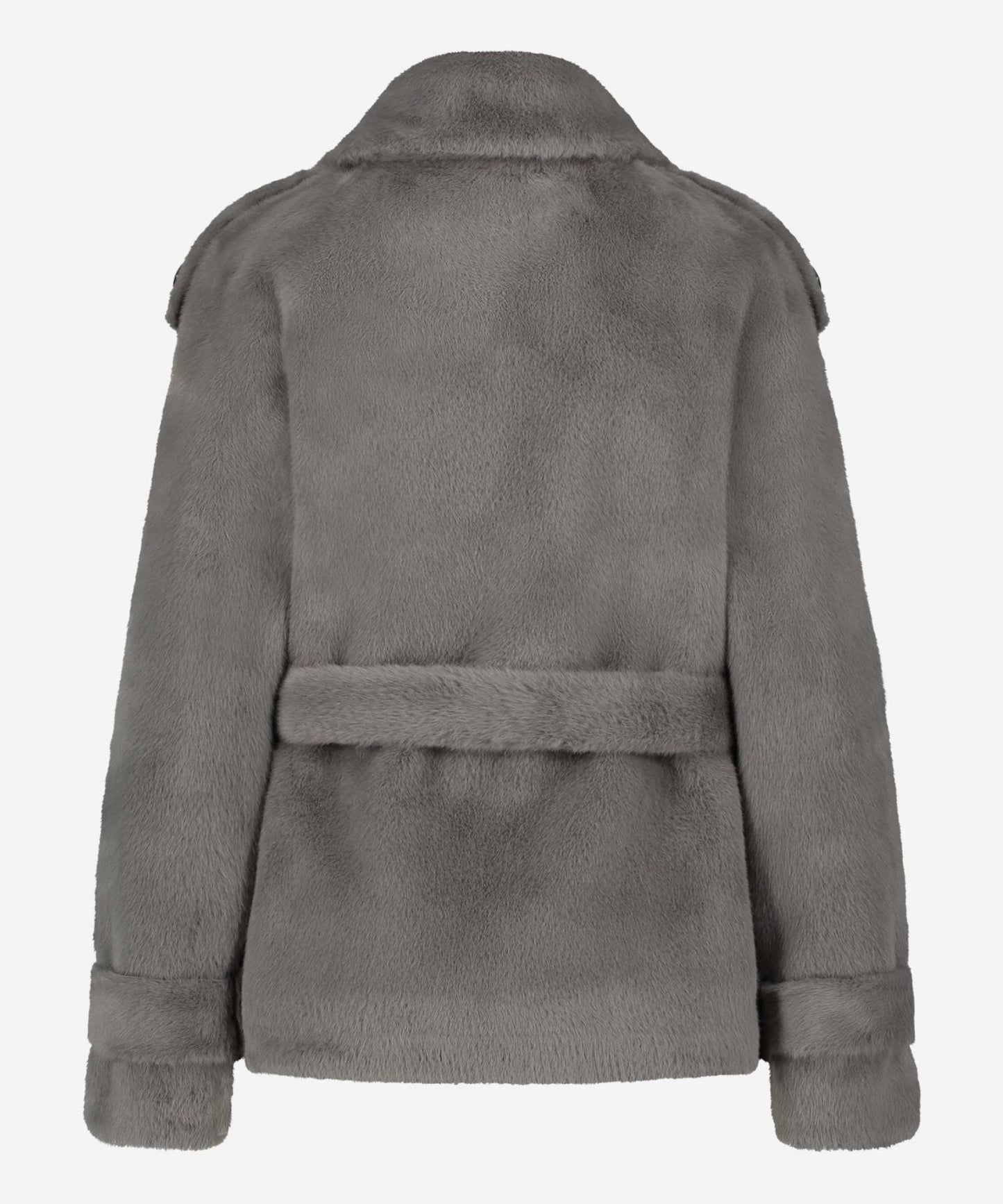 Veste Cristel fourrure grise
