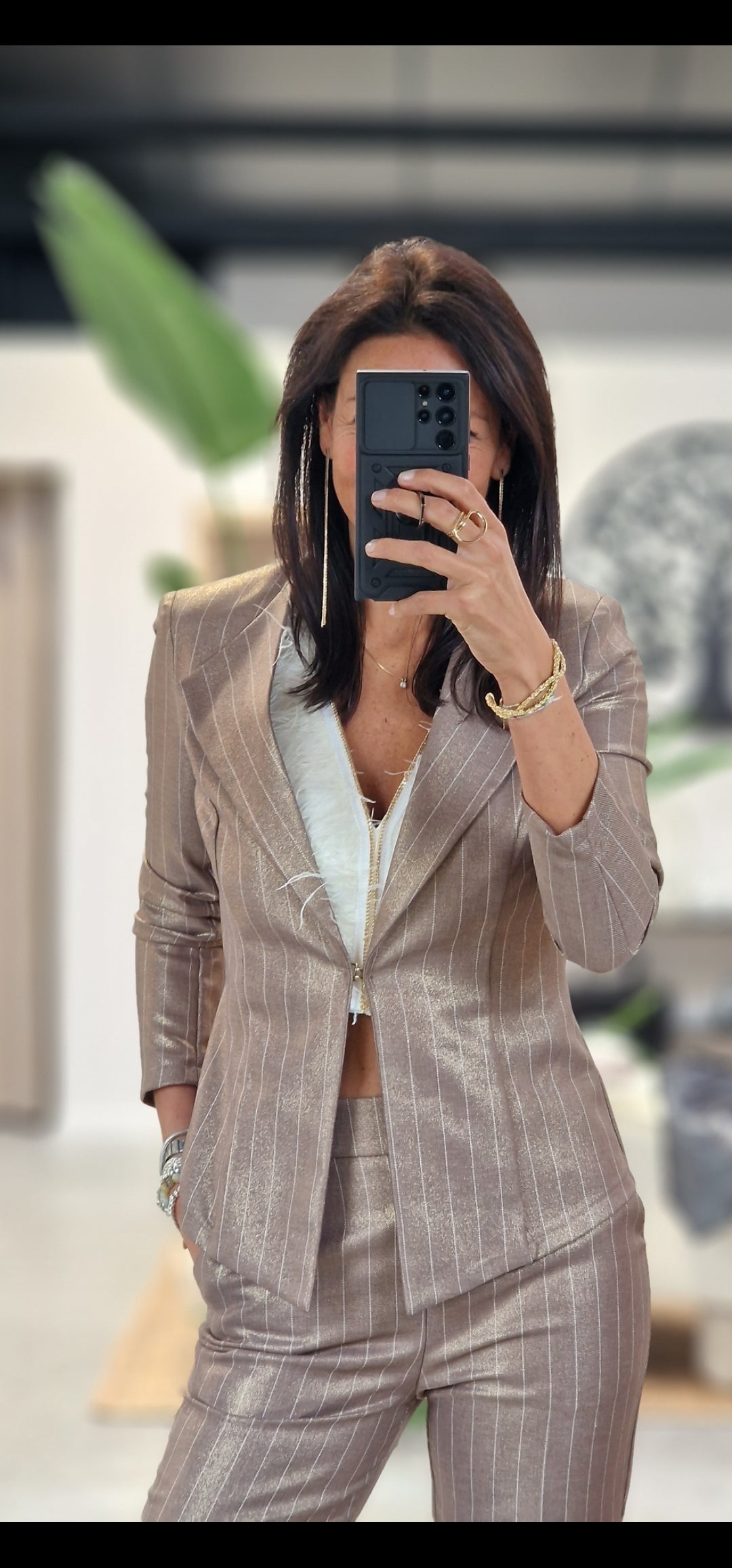 Veste lignée tailleur