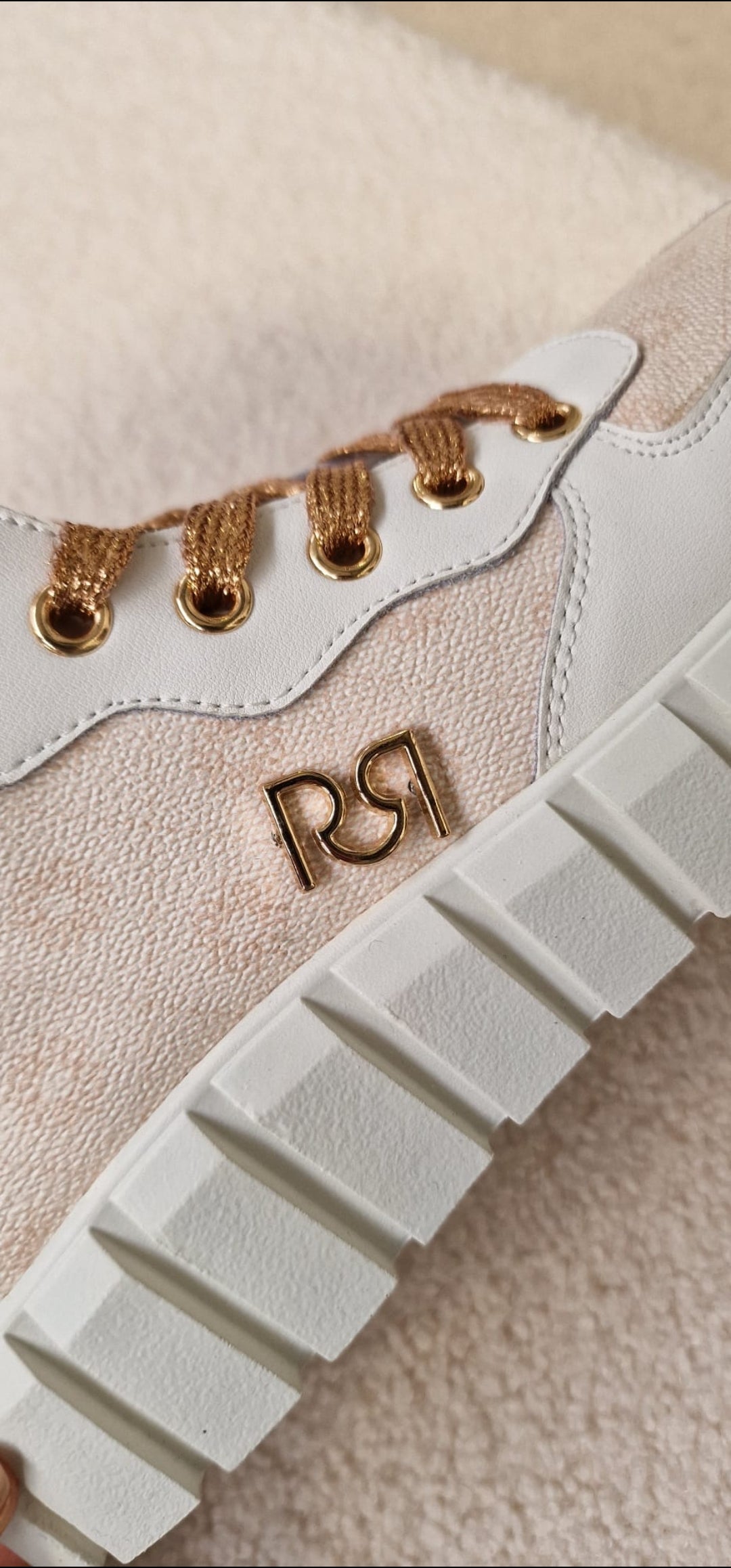 Basket blanche imprimée