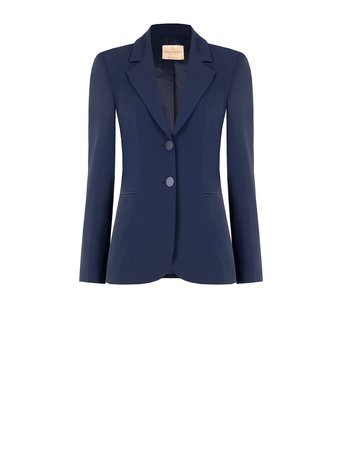 Blazer cintré bleu marine